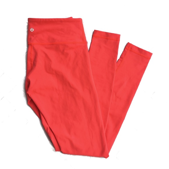 lululemon athletica Pants - {Lululemon} Wunder Under Electric Coral Legging